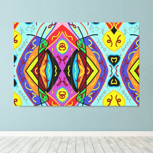 Toile Hey amant (Insitu (Plancher de Bois))