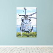 Toile HH-60G PAVE HAWK 24x36 (Insitu (Plancher de Bois))