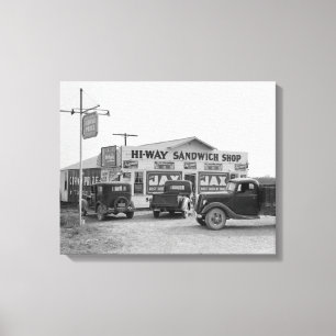 Toile Hi-Way Sandwich Shop, 1939