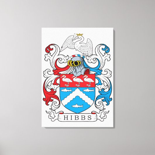 Toile Hibbs Family Crest (Recto)