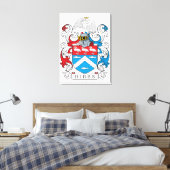 Toile Hibbs Family Crest (Insitu(Chambre))