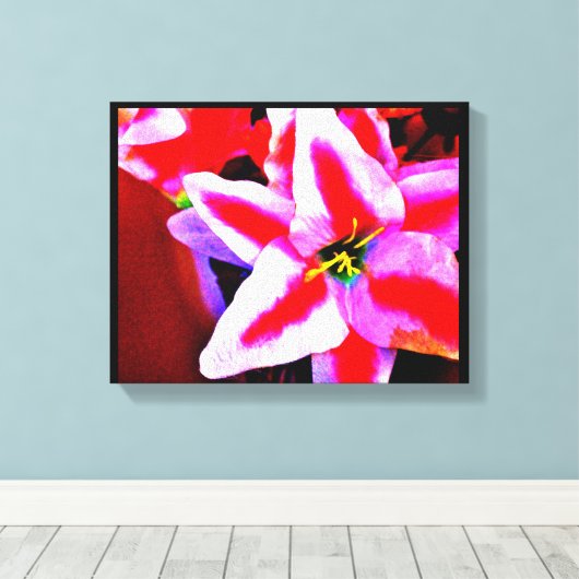 Toile Hibiscus (Insitu (Plancher de Bois))