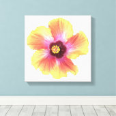 Toile Hibiscus chaud (Insitu (Plancher de Bois))