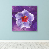 Toile Hibiscus de Lilac (Insitu (Plancher de Bois))