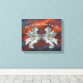 Toile Hibiscus Fleurs Rêves De Véritable Inspiration (Insitu (Plancher de Bois))