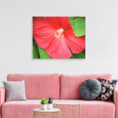 Toile Hibiscus Flower Bright Magenta (Insitu(Salon))