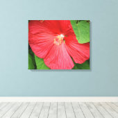 Toile Hibiscus Flower Bright Magenta (Insitu (Plancher de Bois))