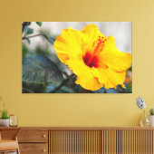 Toile Hibiscus jaune (Insitu(Salon))
