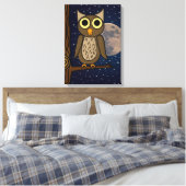 Toile hibou (Insitu(Chambre))