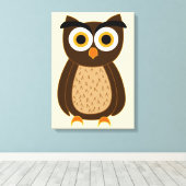 Toile hibou (Insitu (Plancher de Bois))
