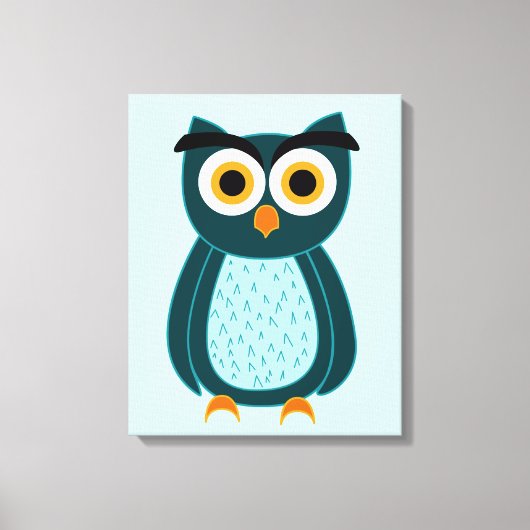 Toile hibou (Recto)