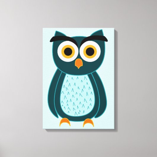 Toile hibou (Recto)