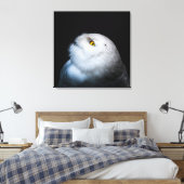 Toile Hibou des neiges blanc d'hiver (Insitu(Chambre))