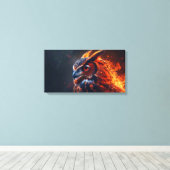 Toile Hibou en feu (Insitu (Plancher de Bois))