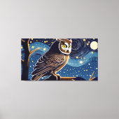 Toile Hibou nocturne  (Recto)