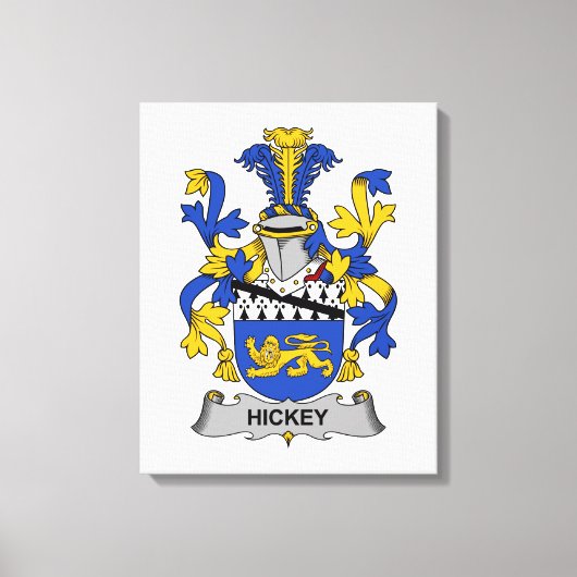 Toile Hickey Family Crest (Recto)