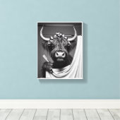 Toile Highland Heifer (Insitu (Plancher de Bois))