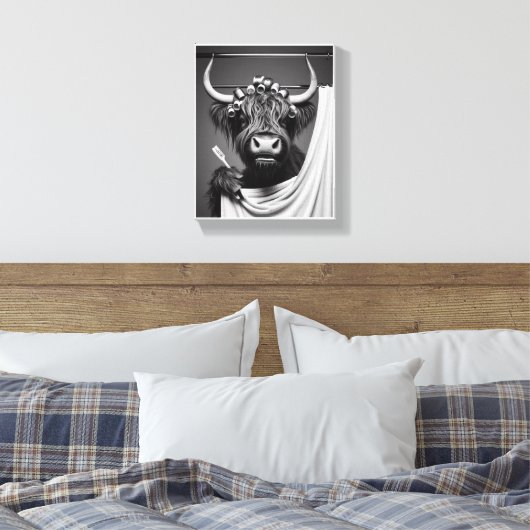 Toile Highland Heifer (Insitu(Chambre))