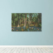 Toile Highlands County, FL - Vue sur Highlands Hammock (Insitu (Plancher de Bois))