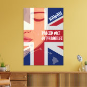 Toile HIIslandsDrapeau PRIS HORS DU PARADIS CRYING WAHIN (Insitu(Salon))