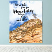 Toile Hiking adventure (Insitu (Plancher de Bois))