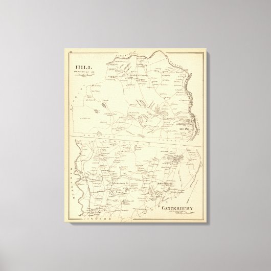 Toile Hill, Canterbury (Recto)