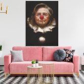 Toile Hillary Clinton Clown par Tony Pro (Insitu(Salon))