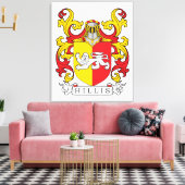 Toile Hillis Family Crest (Insitu(Salon))