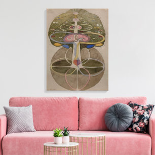 Toile Hilma Af Klint, Arbre De Connaissances No1 Art Abs
