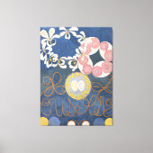 Toile Hilma af Klint - Groupe de l'enfance (Recto)