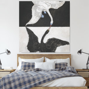 Toile Hilma af Klint - Groupe IX-SUW, Le Cygne, n° 1