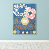 Toile Hilma Af Klint, La Dix Plus Grande N1, Art Abstrai (Insitu (Plancher de Bois))
