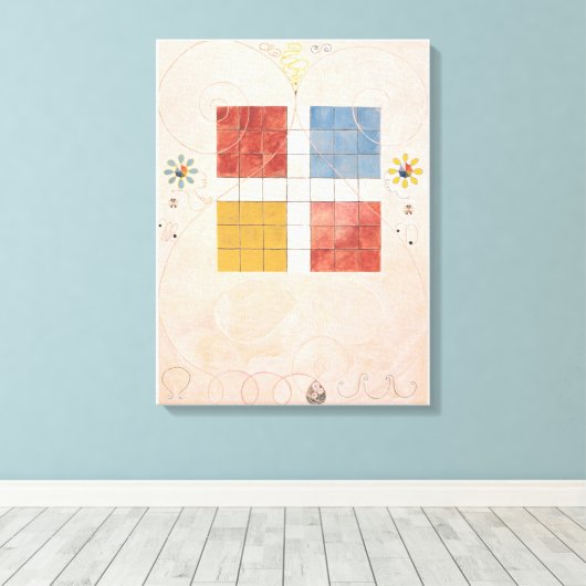 Toile Hilma Af Klint, La Dix Plus Grande No10, Art Abstr (Insitu (Plancher de Bois))