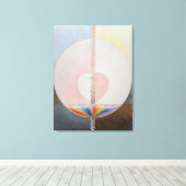 Toile Hilma Af Klint, La Dove No.25, Art Abstrait (Insitu (Plancher de Bois))
