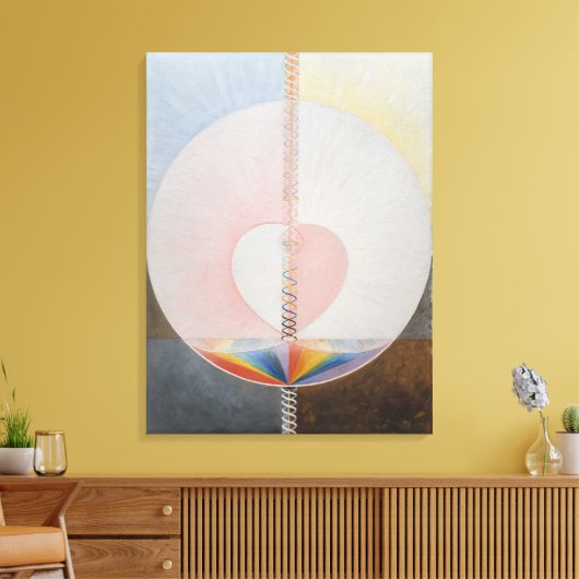 Toile Hilma Af Klint, La Dove No.25, Art Abstrait (Insitu(Salon))