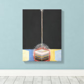 Toile Hilma Af Klint, La Dove No.2, Art Abstrait (Insitu (Plancher de Bois))