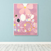 Toile Hilma Af Klint, Le Dix Plus Grand No5, Art Abstrai (Insitu (Plancher de Bois))