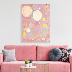Toile Hilma Af Klint, Le Dix Plus Grand No8, Art Abstrai