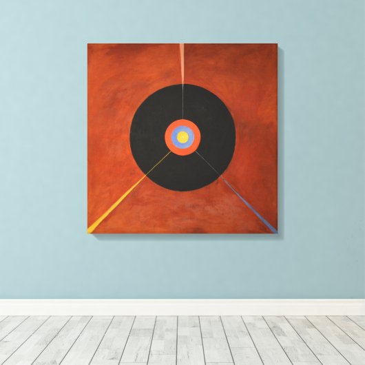 Toile Hilma Af Klint, Le Swan No.18, Art Abstrait (Insitu (Plancher de Bois))