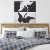 Toile Hilma Af Klint, Le Swan No.1, Art Abstrait (Insitu(Chambre))