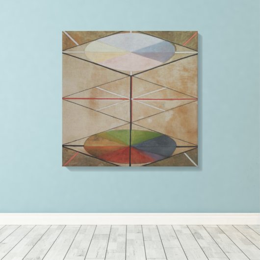 Toile Hilma Af Klint, Le Swan No.23, Art Abstrait (Insitu (Plancher de Bois))