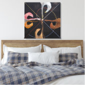 Toile Hilma Af Klint, Le Swan No.7, Art Abstrait (Insitu(Chambre))