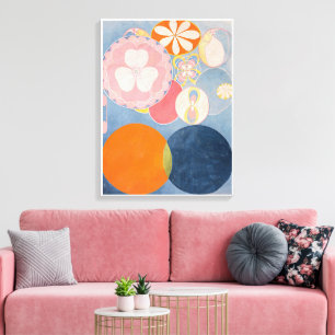 Toile Hilma Af Klint, Les Dix Plus Grands N°2, Art Abstr