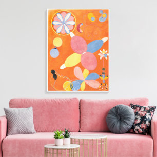 Toile Hilma Af Klint, Les Dix Plus Grands N°4, Art Abstr
