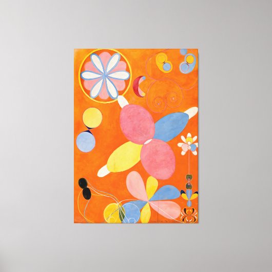 Toile Hilma af Klint - Les dix plus grands, No.4, Jeunes (Recto)