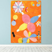 Toile Hilma af Klint - Les dix plus grands, No.4, Jeunes (Insitu (Plancher de Bois))