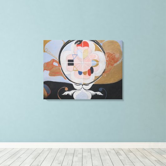 Toile Hilma Af Klint, L'Évolution No.13, Art Abstrait (Insitu (Plancher de Bois))