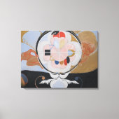 Toile Hilma Af Klint, L'Évolution No.13, Art Abstrait (Recto)