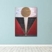 Toile Hilma Af Klint, Retable n° 2, Art Abstrait (Insitu (Plancher de Bois))