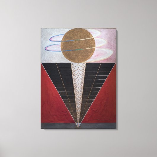 Toile Hilma Af Klint, Retable n° 2, Art Abstrait (Recto)